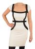 Rochie tricot ecru r17e