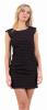 Rochie neagra scurta cu broderie JRM1778N