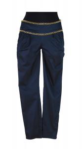 Pantaloni bumbac talie inalta