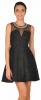 Rochie neagra cu strasuri decolteu