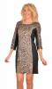 Rochie maro cu imprimeu sarpe 201060M