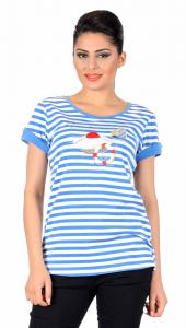 Tricou bleu marinar 1382B