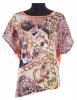 Bluza femei imprimeu leopard orange