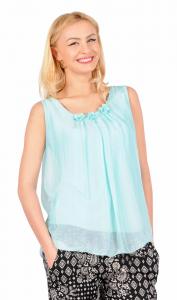 Bluza bleu cu trandafiri 8686B