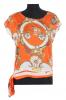 Bluza femei satinata orange model 786