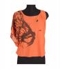 Bluza orange maneca lasata 7386