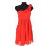 Rochie rosie voal 8188