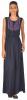 Rochie bleumarin bumbac cu broderie s0538bm