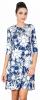 Rochie casual bleumarin cu margarete R84BM/A