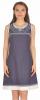 Rochie bleumarin cu broderie 6235IMP