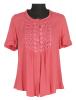 Bluza bumbac cu dantela corai 38c