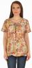 Bluza galbena cu imprimeu floral 8851g