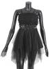 Rochie seara scurta negru 1105/811