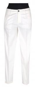 Pantaloni clasici femei albi 4090A