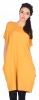 Rochie casual galbena  cu maneca scurta 61326M