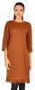 Rochie casual camel cu franjuri 7451C