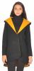 Jacheta pulover negru cu interior galben 1258gb