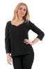 Bluza neagra brodata 176