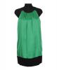 Rochie satinata verde cu captuseala.