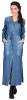 Rochie casual bleu denim cu buzunare laterale 3387