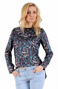 Bluza imprimata cu maneca lunga 519