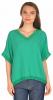 Bluza verde anchior cu broderie 320V