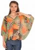 Bluza orange imprimata cu fermoar 504o