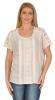 Bluza alba cu broderie 51110A