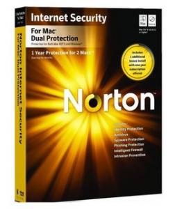 Norton Internet Security Dual Protection pentru Mac 2011 - Licenta Noua 2 Calculatoare 1 An Versiune Internationala (CUTIE)