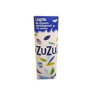 Lapte proaspat Zuzu 1,5% grasime 1l.
