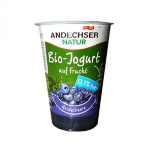 Iaurt cu afine BIO Andechser 0,1% 180 gr.