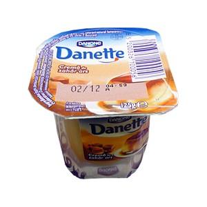 Crema de zahar ars Danette 125 gr. Danone