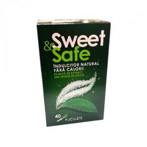 Indulcitor natural fara calorii Sweet&Safe 40 plic.