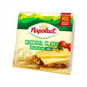 Cascaval Clasic din lapte de vaca Napolact 600 gr.