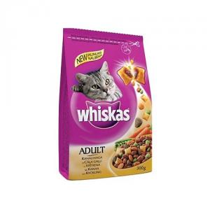 Hrana uscata pisici Whiskas 300 gr. pui