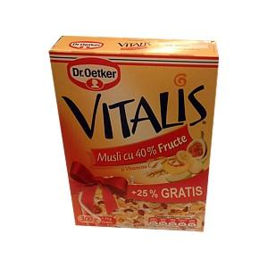 Musli Vitalis fructe si vitamina C 300 gr. Dr. Oetker