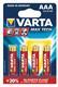 Baterii Varta Max Tech LR03, AAA, 4 bucati/blister