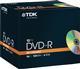 DVD-R TDK 16x, 4.7GB, 10 buc jewel case/set