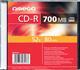 CD-R Omega 52x, 700MB, 80 min, set 10 bucati slim
