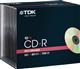 CD-R TDK 52x, 700MB, 10 buc slim case/set