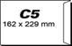 Plic pentru corespondenta c5, 162 x 229 mm, banda silicon, 90 g/m²,