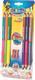 Creioane colorate carioca jumbo cu 2 capete, 6