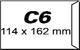 Plic pentru corespondenta C6, siliconic, 80 g/mp, alb, 25 bucati/set