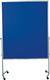 Display mobil Legamaster, tabla: 120 x 150 cm, albastru