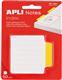 Page marker liniat Apli, 70x70mm, 50 file