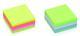 Minicub notite autoadezive, 51 x 51 mm, 250 file/cub, Neon