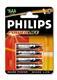 Philips baterii power life lr03 (aaa), 4/blister