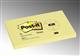 Post-it ® 100% reciclate, galbene, 76 x 127 mm