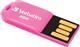 Memorie flash Verbatim Micro, USB 2.0, 8 GB, roz