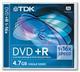 DVD+R TDK 16x 4.7GB 120MIN 1buc/slim